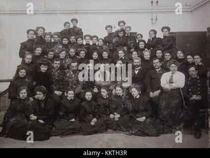 Samara Diocesan Women's School, album 1909 18 Banque D'Images