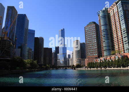 Trump Hotel Chicago, Illinois, États-Unis Banque D'Images