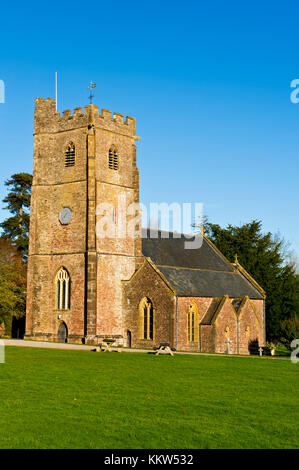 La Bienheureuse Vierge Marie, nettlecombe église paroissiale, nettlecombe court, Somerset, Angleterre Banque D'Images