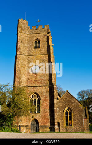 La Bienheureuse Vierge Marie, nettlecombe église paroissiale, nettlecombe court, Somerset, Angleterre Banque D'Images