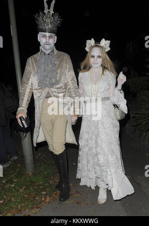 Célébrités assistent à Jonathan Ross' Halloween Party 2017 featuring : invité où : Manchester, Royaume-Uni quand : 01 Nov 2017 crédit : WENN.com Banque D'Images