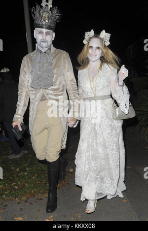 Célébrités assistent à Jonathan Ross' Halloween Party 2017 featuring : invité où : Manchester, Royaume-Uni quand : 01 Nov 2017 crédit : WENN.com Banque D'Images