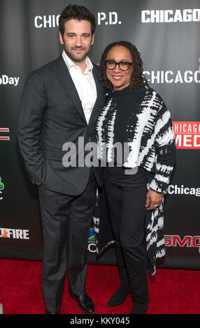 3e NBC One Chicago Party annuel avec des membres de Chicago Fire, Chicago Med et Chicago P. D - arrivées avec : Colin Donnell, S. Epatha Merkerson où : Chicago, Illinois, États-Unis quand : 30 Oct 2017 crédit : WENN Banque D'Images