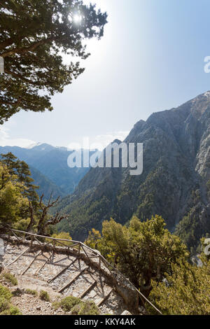 Crète - Grèce - Entrée de l'Europe, Samaria-Gorge Banque D'Images