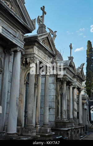 Cimetière de Recoleta, Recoleta, Buenos Aires, Argentine, Amérique du Sud Banque D'Images
