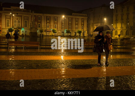 Libertys Square, Timisoara, Roumanie Banque D'Images