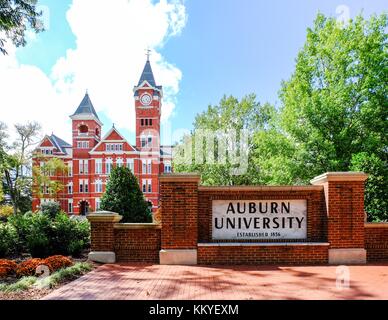 Auburn, AL, USA - 19 octobre 2017 : l'Université d'Auburn de Auburn, Alabama, USA. Banque D'Images