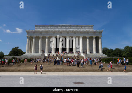 Le Lincoln Memorial, Washington DC, USA. Banque D'Images