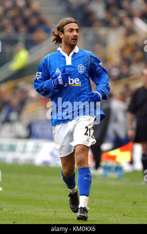 Footballeur Français Christophe Dugarry Wolverhampton Wanderers v Birmingham City 08 Novembre 2003 Banque D'Images