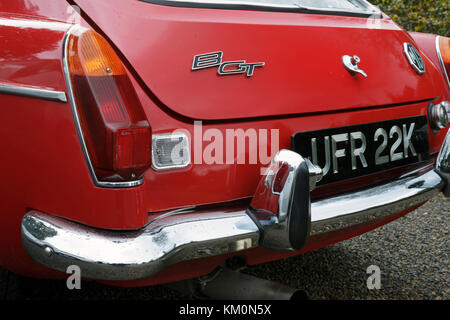 MG BGT. Rallye de la Saint-Georges 2012. Banque D'Images