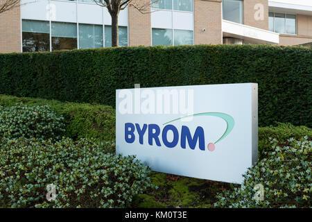 Byrom plc est l'accueil de la Billetterie du MATCH FIFA, fournisseur de services de billetterie. Cette Byrom bureau est situé à Cheadle, Cheshire, Greater Manchester, UK. Banque D'Images