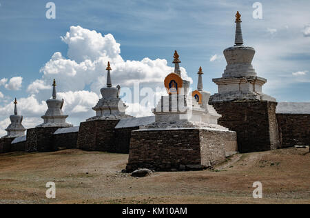 Monastère temple à Karakorum, capitale de l'empire mongol Banque D'Images