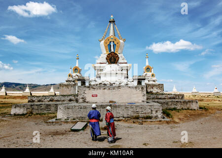 Monastère temple à Karakorum, capitale de l'empire mongol Banque D'Images