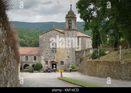 PADRON, ESPAGNE - 10 SEPTEMBRE 2017 : Convento de Herbon sur le sentier du Camino de Santiago près de Padron le 10 septembre 2017 en Galice, Espagne Banque D'Images