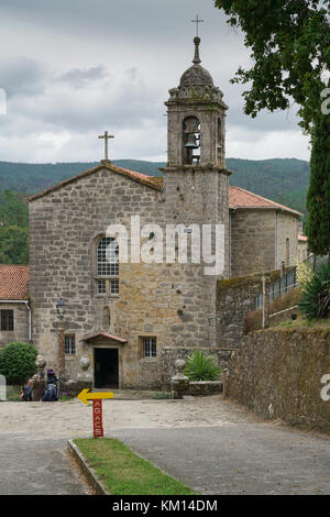 PADRON, ESPAGNE - 10 SEPTEMBRE 2017 : Convento de Herbon sur le sentier du Camino de Santiago près de Padron le 10 septembre 2017 en Galice, Espagne Banque D'Images