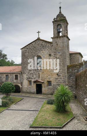 PADRON, ESPAGNE - 10 SEPTEMBRE 2017 : Convento de Herbon sur le sentier du Camino de Santiago près de Padron le 10 septembre 2017 en Galice, Espagne Banque D'Images