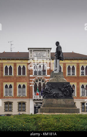 Milan, Italie - Dec 2, 2017 : Casa di riposo per musicisti (maison de retraite pour les musiciens) fondazione Giuseppe Verdi, Milan, Italie Banque D'Images