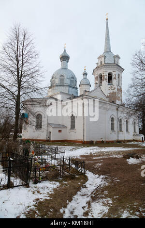 Église de la Nativité de la vierge Marie. novaïa ladoga, l'oblast de Léningrad, en Russie. Banque D'Images