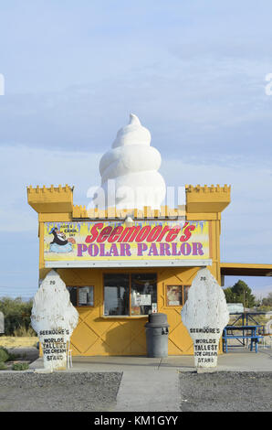 Le plus grand du monde stand de crème glacée pahrump, nevda, usa Banque D'Images