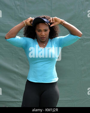 Serena Williams pour les pompes ouvertes, Miami Crandon Park Tennis Center, Miami, Journée Portes Ouvertes 23/03/2016. Banque D'Images