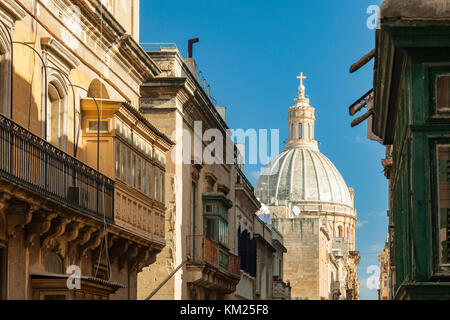 La Valette, Malte. Banque D'Images