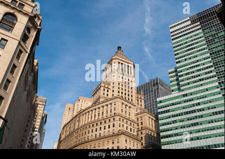 Place de la batterie, du quartier financier, new york city, USA. Banque D'Images