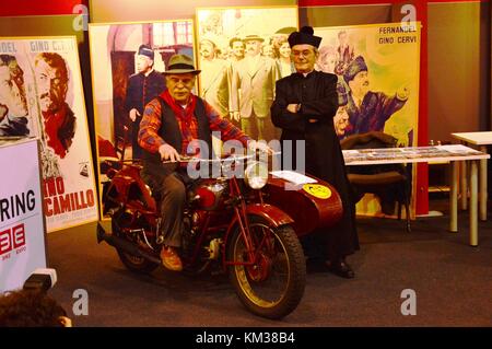 Vérone, Italie - 20 janv. 2017 : motor bike expo, les gens Banque D'Images