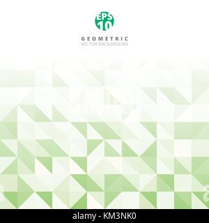 Résumé triangle gris et carré en vert et blanc, couleur, illustration vectorielle, copy space Illustration de Vecteur