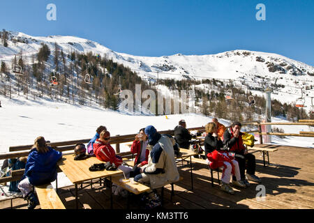 Pila, vallée d'aoste, Italie Banque D'Images