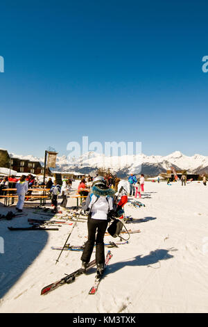 Pila, vallée d'aoste, Italie Banque D'Images