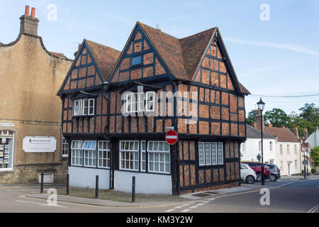 Au xve siècle, le Spread Eagle Hotel, West Street, Midhurst, West Sussex, Angleterre, Royaume-Uni Banque D'Images