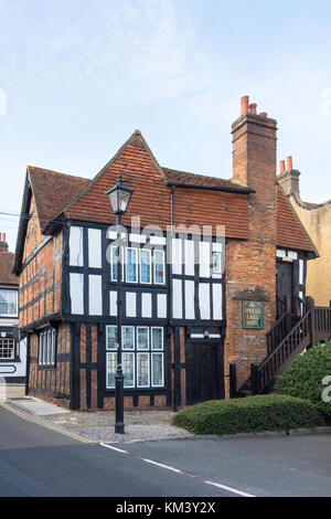 Au xve siècle, le Spread Eagle Hotel, West Street, Midhurst, West Sussex, Angleterre, Royaume-Uni Banque D'Images