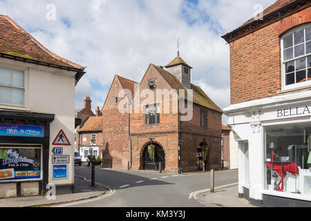 Watlington Town Hall, High Street, Watlington, Oxfordshire, Angleterre, Royaume-Uni Banque D'Images