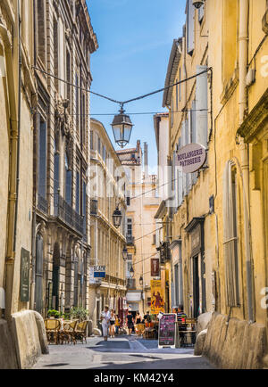 La France, l'Hérault, Montpellier, Rue de l'Université Banque D'Images