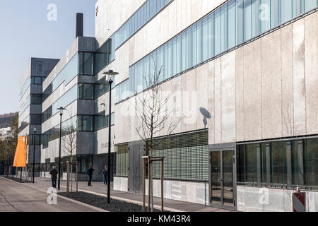 Nouveau bâtiment de l'Université des Arts Folkwang, sur le terrain de la mine Zeche Zollverein à Essen, Allemagne Banque D'Images