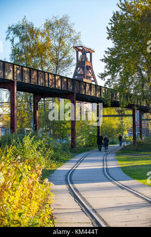 Site du patrimoine mondial de l'UNESCO, la mine Zeche Zollverein à Essen, en Allemagne, Banque D'Images