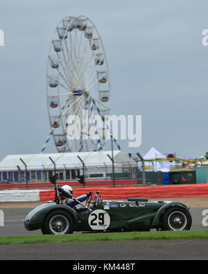 Tim Llewellyn, Oliver Llewellyn, Allard J2, Royal automobile Club Woodcote Trophy, voitures de sport antérieures à 56, Silverstone Classic, juillet 2017, Silverstone, 60 Banque D'Images