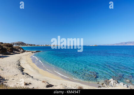 Orkos Beach de l'île de Naxos dans les Cyclades, Grèce Banque D'Images