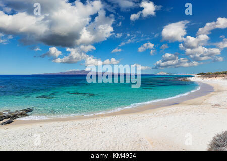 Kastraki beach de l'île de Naxos dans les Cyclades, Grèce Banque D'Images