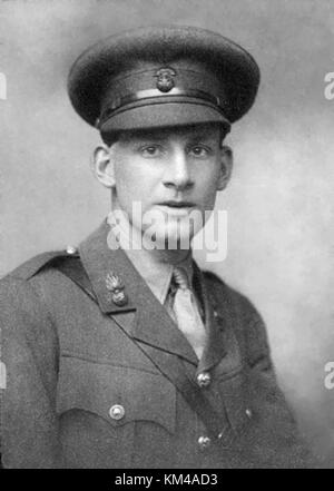 Siegfried Sassoon, Siegfried Loraine Sassoon, poète, écrivain anglais, et soldat. Banque D'Images