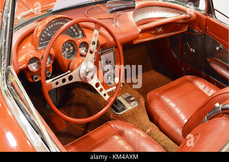 1978 Chevrolet Corvette Vintage car à Padoue, Italie - 25 oct 2015 Banque D'Images