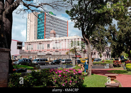 Vue sur le Parque Morazon, San Jose, Costra Rica Banque D'Images