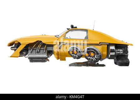 Vol futur véhicule, side view Banque D'Images