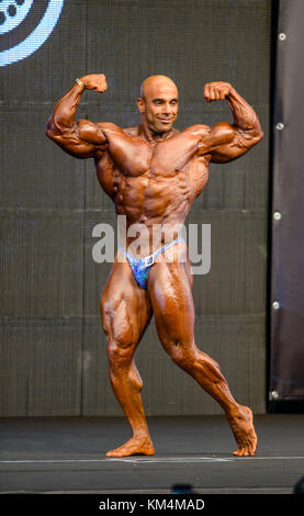 Mahmoud Kafi, bodybuilder, kulturista Banque D'Images