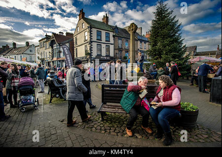 Le village de knaresborough, Yorkshire du nord. photo par Paul heyes, dimanche 03 décembre 2017. Banque D'Images