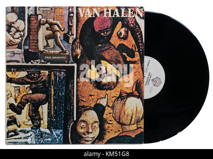 Van Halen album avertissement équitable Banque D'Images