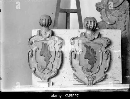 Une photographie de l'église Jakobs (église Sankt Jacobs) à Stockholm, Suède. L'église est un exemple significatif de l'architecture de l'église suédoise et un site historique clé de la ville. Banque D'Images