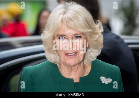 Londres, Royaume-Uni. 5 déc, 2017. La duchesse de Cornouailles assiste à l'ICAP Charity Day annuel à l'appui des chiens de détection médicale. Crédit : Guy Josse/Alamy Live News Banque D'Images