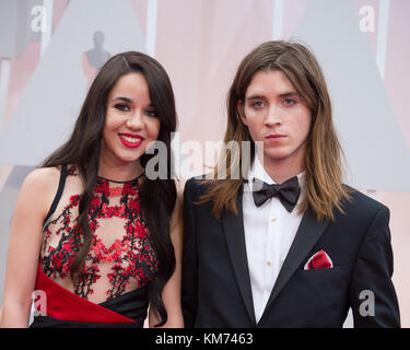 HOLLYWOOD, CA - le 22 février : Lorelei Linklater arrive à la 87e annuelle des Academy Awards à Hollywood & Highland Center le 22 février 2015 à Hollywood, Californie. Personnes : Lorelei Linklater Banque D'Images