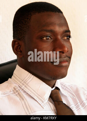 L'homme d'affaires de l'Afrique Banque D'Images